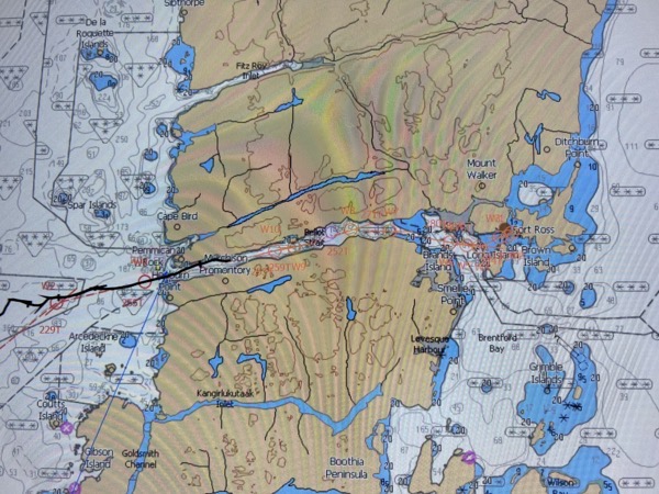 Bellot Strait Chart