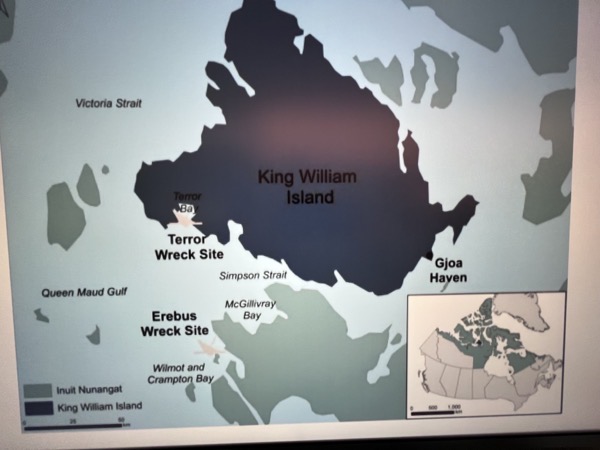 Wreck Site map